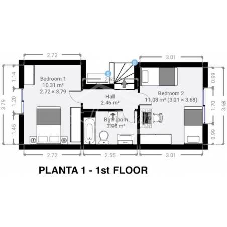 Sprzedaż - Nieruchomości - Dom piętrowy - Callao Salvaje 2